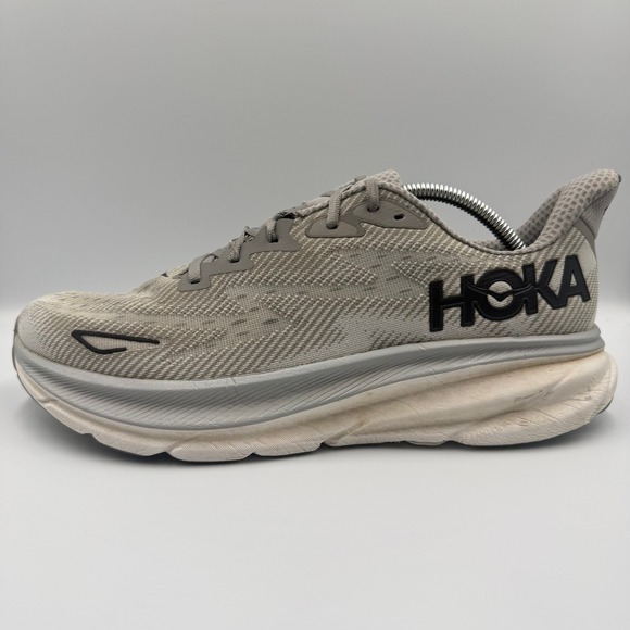 Hoka One One Clifton 9 Mens Size 11.5 Grey Running Shoes Sneakers 1127895 HMBC main image 5